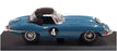 Best 1/43 Scale 9036/2 - Jaguar E Spyder Oultan Park1961 #4 G. Hill Blue