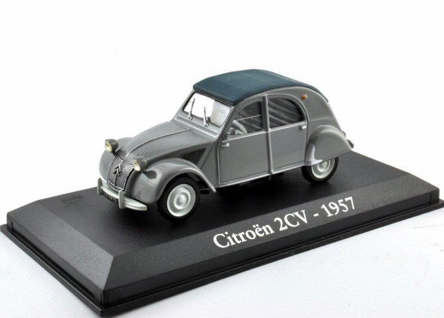 Altaya 1/43 Scale Model Car AL2920Z - 1957 Citroen 2CV - Grey/Blue
