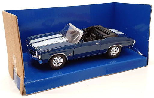 Welly 11.5cm Long Diecast 19769 - 1971 Chevrolet Chevelle SS 454 - Blue