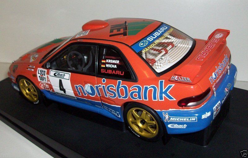 AUTOART 1/18 - 80091 SUBARU IMPREZA WRC 2000 GERMAN TEAM - KREMER / WICHA