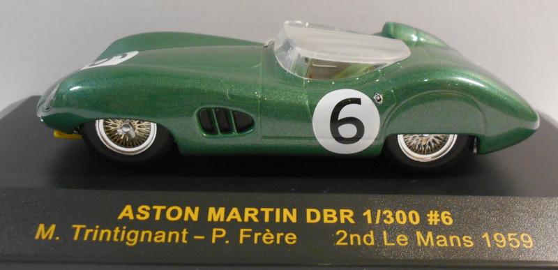 Ixo 1/43 Scale - LMC049 ASTON MARTIN DBR 1/300 #6 LE MANS 1959