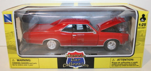 NewRay 1/25 Scale Diecast - 71853 - 1966 Pontiac GTO - Red