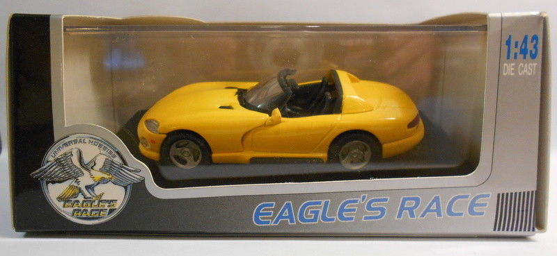 Eagle Race 1/43 Scale Diecast Model 625009 DODGE VIPER RT/10 93 YELLOW