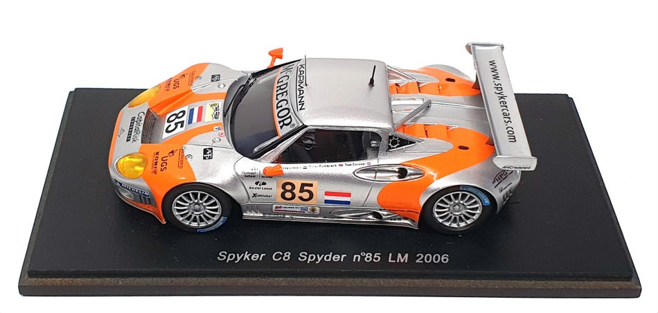 Spark 1/43 Scale Resin S0319 - Spyker C8 Spyder #85 Le Mans 2006