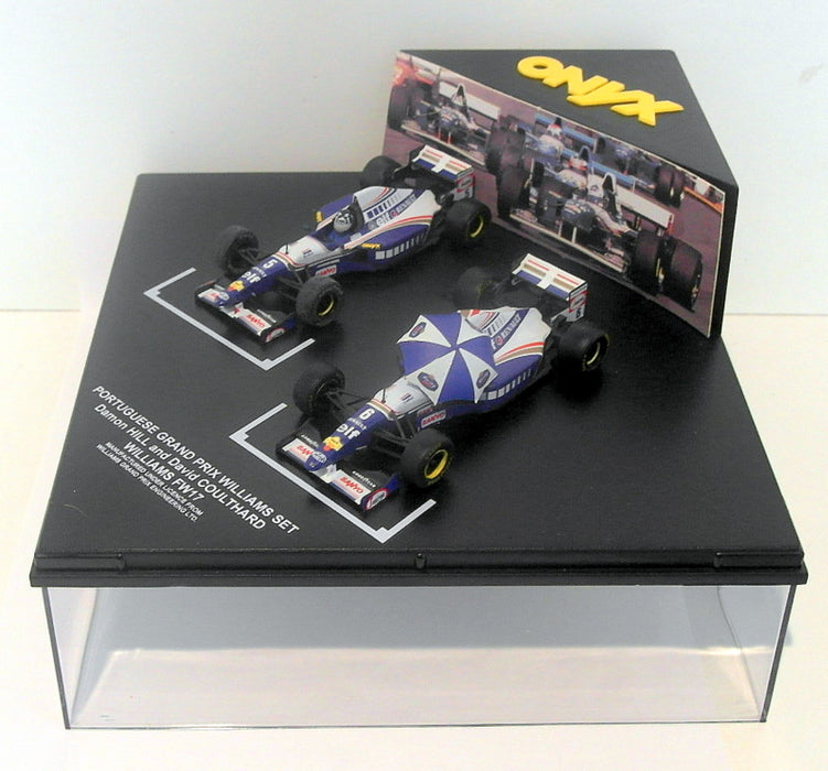 Onyx - 1/43 Scale diecast - S002 Williams FW17 - Damon Hill & David Coulthard