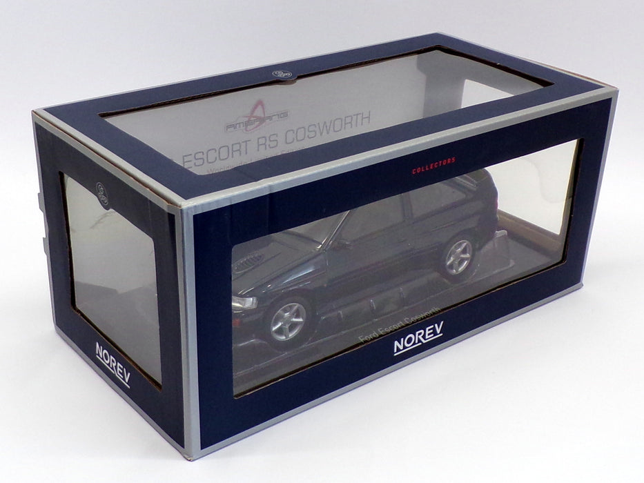 Norev 1/18 Scale 182777 - 1992 Ford Escort Cosworth - Dark Metallic Blue
