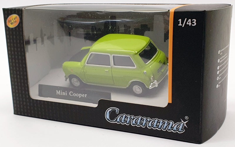Cararama 1/43 Model Car Scale 441690 - Mini Cooper - Lime Green