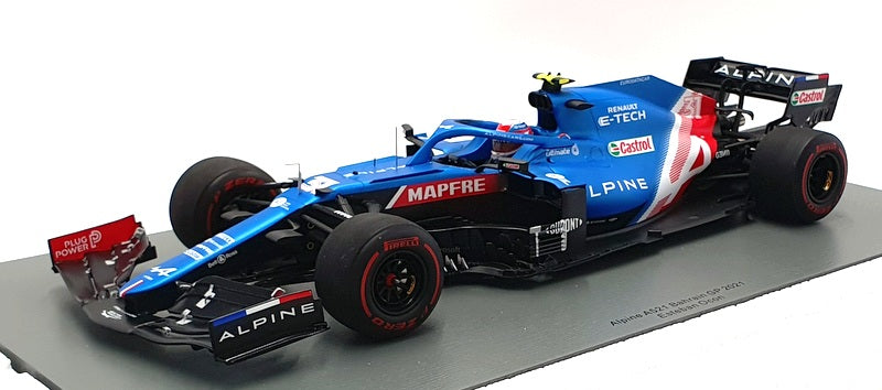 Spark 1/18 Scale 18S581 - Alpine A521 #31 Bahrain 2021 - Esteban Ocon