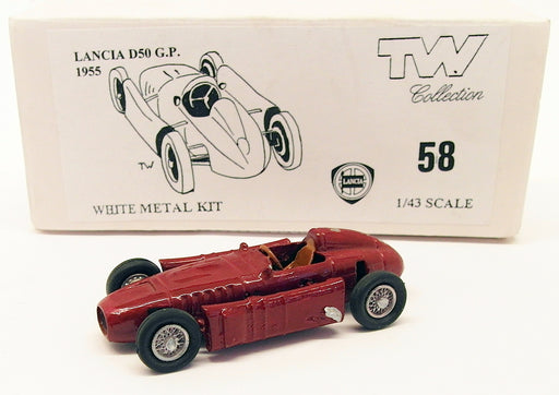 TW Collection 1/43 Scale Built White Metal Kit 58 - Lancia D50 G.P. 1955