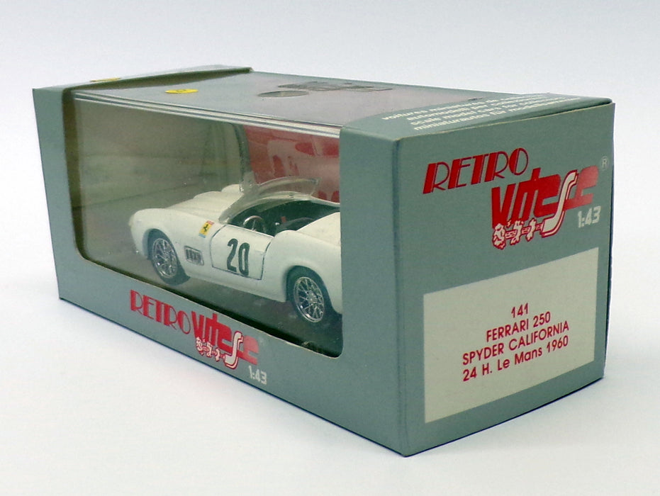 Vitesse 1/43 Scale 141 - Ferrari 250 Spyder California - #20 24h LM 1960