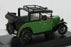 OXFORD 1/43 AT005 AUSTIN LOW LOADER TAXI ROOF DOWN GREEN / BLACK