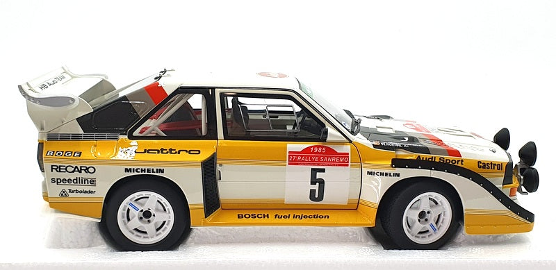 Autoart 1/18 Scale 88503 - Audi Sport Quattro S1 #5 W.RoHRL With Figure And Case