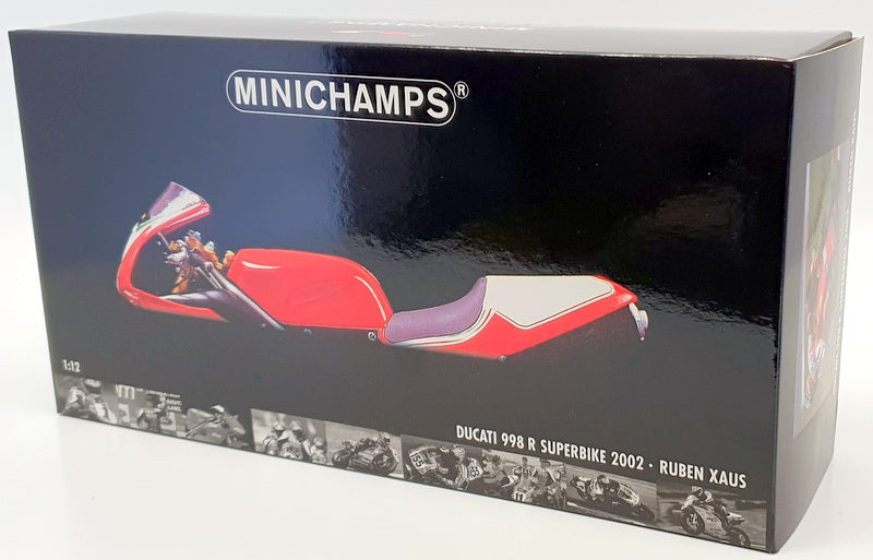Minichamps 1/12 Scale 122 021211 - Ducati 998 R WSB 2002 Ruben Xaus