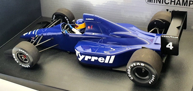 Minichamps 1/18 Scale 110890304 - Tyrrell Ford 018 M.Alboreto 3rd Mexican 1989