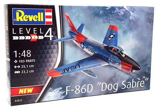 Revell 1/48 Scale Aircraft Kit 03832 - North American F-86D Dog Sabre