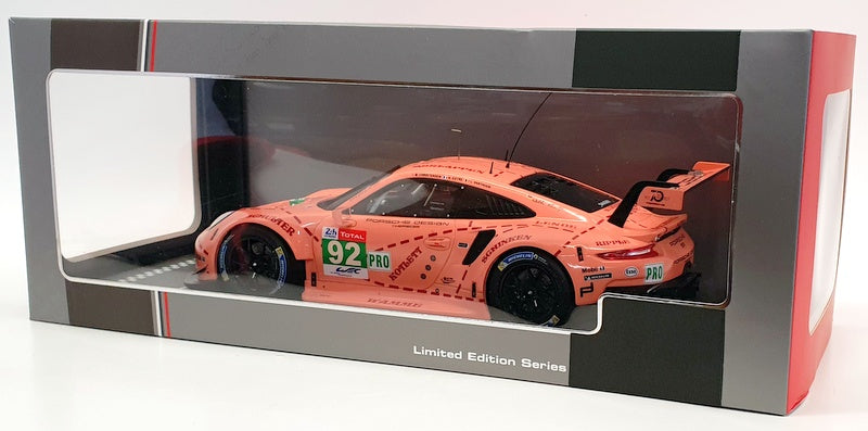 IXO Models 1/18 Scale Diecast LEGT18003 - Porsche 911 GT3 RSR - Pink
