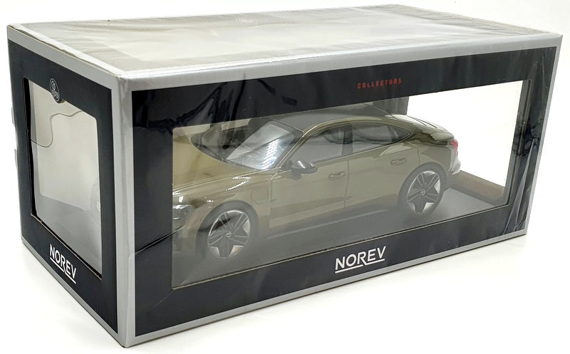 Norev 1/18 Scale Diecast 188380 - Audi RS E-Tron GT 2021 - Olive Metallic