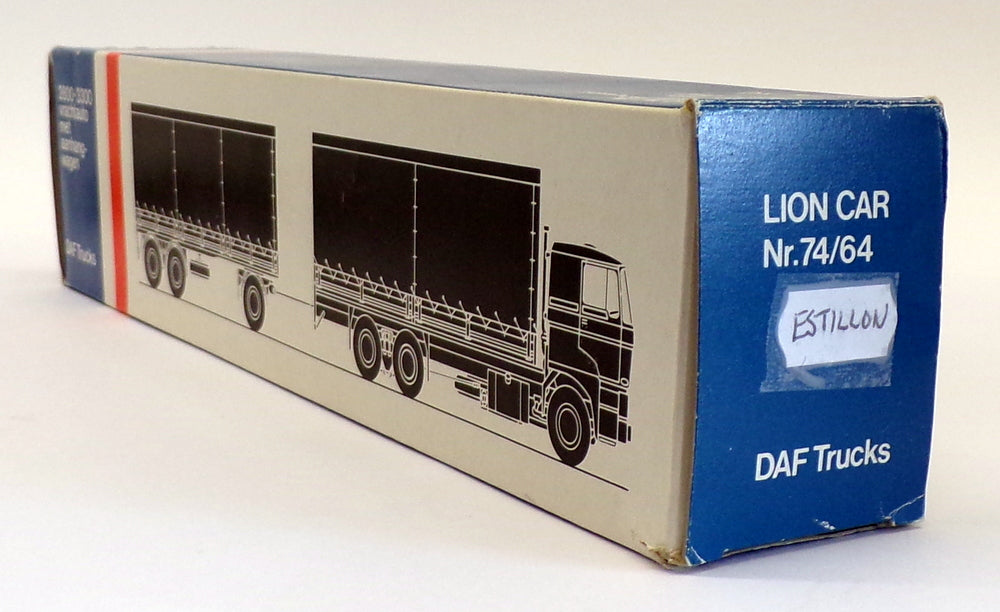 Lion Toys 1/50 Scale Diecast No.74/64 - DAF Truck & Trailer - Estillon