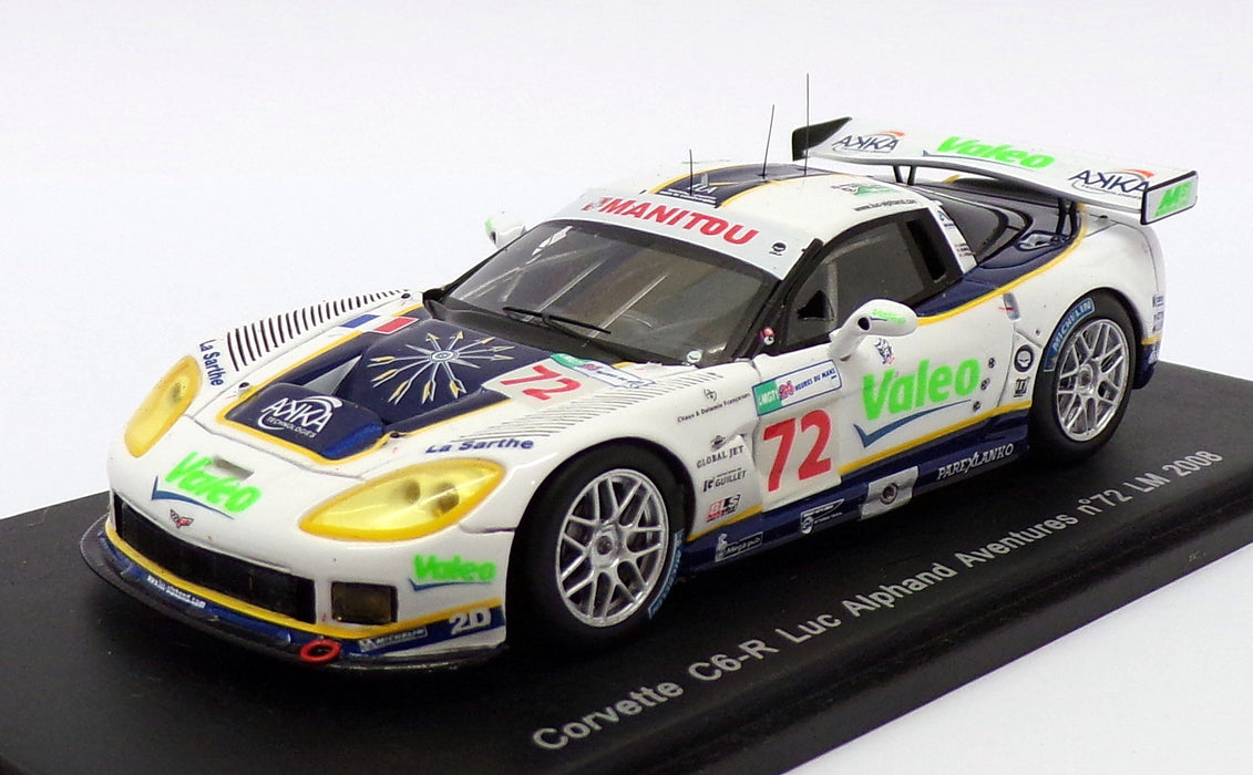 Spark Models 1/43 Scale S1488 - Chevrolet Corvette C6-R - #72 Le Mans 2008