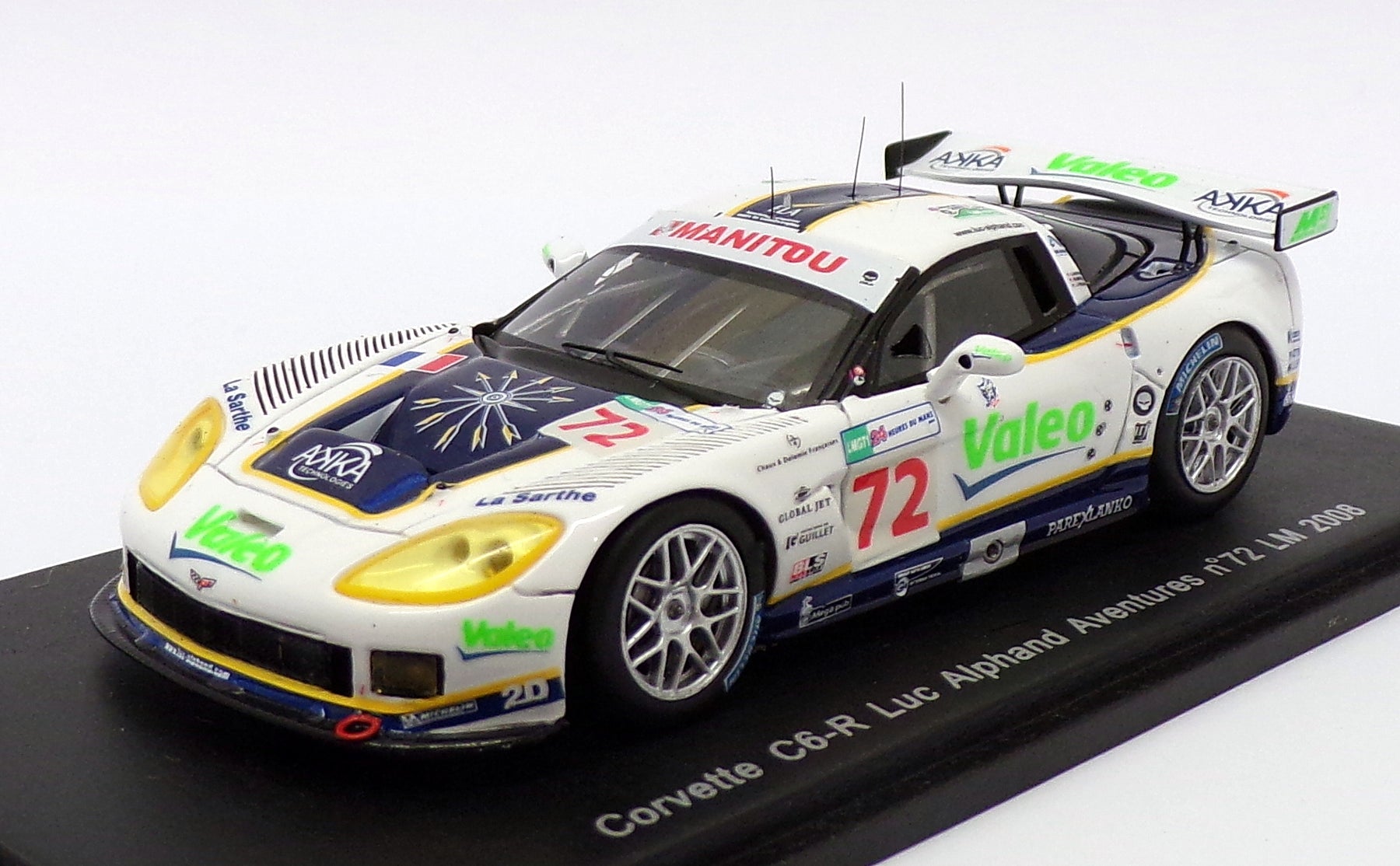 Spark Models 1/43 Scale S1488 - Chevrolet Corvette C6-R - #72 Le Mans 2008