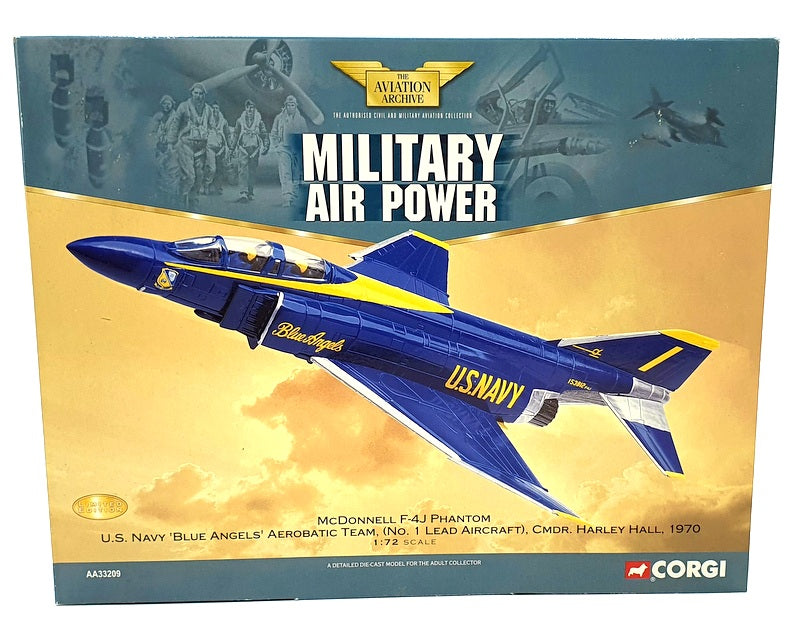Corgi 1/72 AA33209 McDonnell F-4J Phantom US Navy Blue Angels 1970