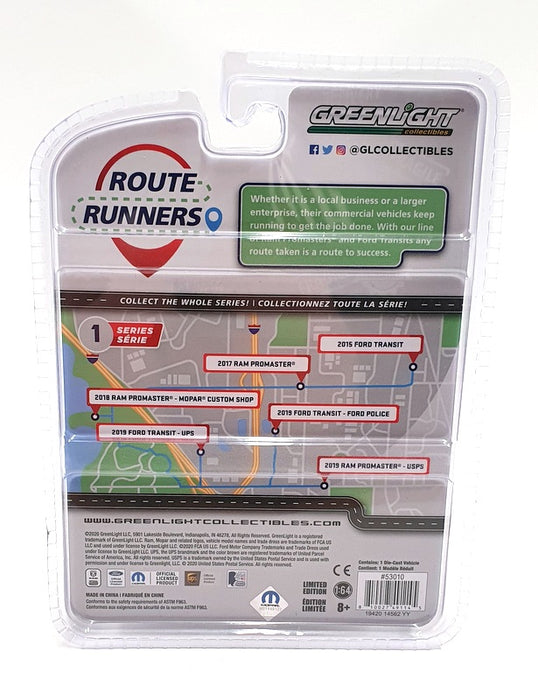 Greenlight 1/64 Scale Diecast 53010 2018 RAM Promaster - Mopar Custom Shop Chase
