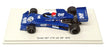 Spark 1/43 Scale S1881 - F1 Tyrrell 007 US GP 1975 #15 M. Leclere - Blue
