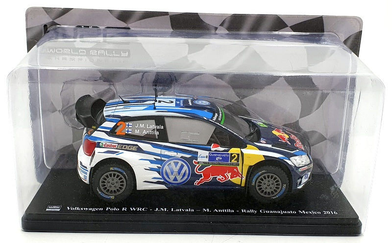 Altaya 1/24 Scale Diecast AL5122C - Volkswagen Polo R WRC J.M.Latvala #2 2016
