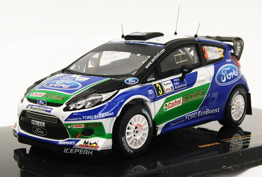 Ixo 1/43 Scale RAM516 - Ford Fiesta RS WRC - #3 Argentina 2012