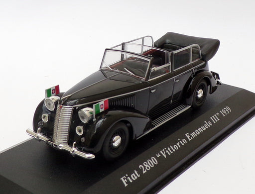 Ixo 1/43 Scale CC047 - 1939 Fiat 2800 "Vittorio Emanuele III" - Black