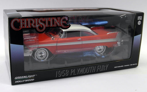Greenlight 1/24 Scale Diecast - 84071 1958 Plymouth Fury Christine - Red
