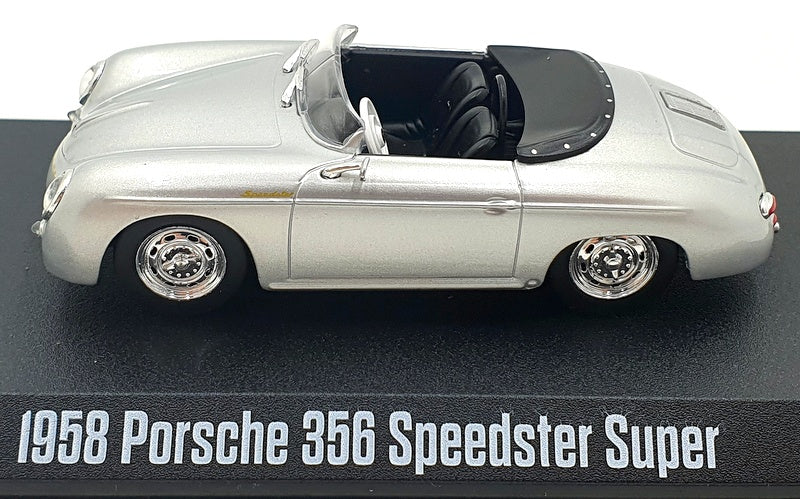 Greenlight 1/43 Scale 86597 - 1958 Porsche 356 Speedster Super - Silver