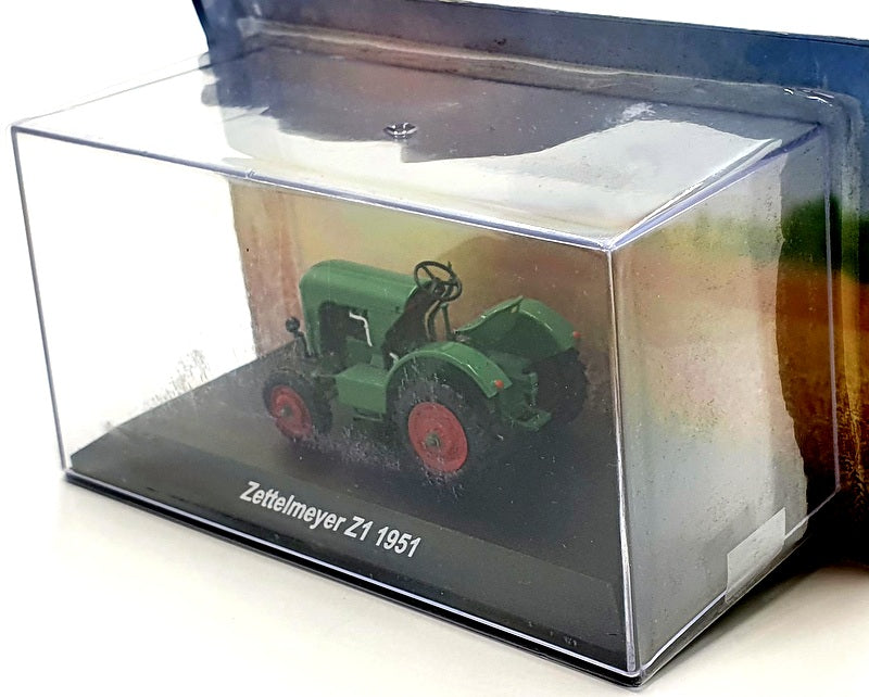 Hachette 1/43 Scale Model Tractor HL52 - 1951 Zettelmeyer Z1 - Green