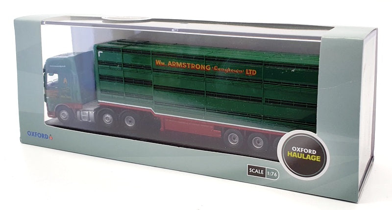 Oxford Diecast 1/76 Scale 76DXF003 - DAF XF Euro 6 & Livestock Trailer