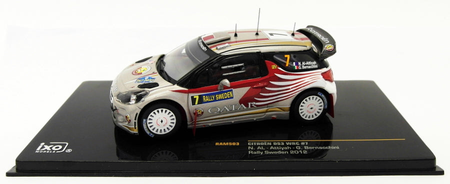 Ixo 1/43 Scale RAM503 - Citroen DS3 WRC - #7 Sweden 2012