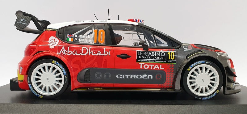 Norev 1/18 Scale Model 181636 - Citroen C3 WRC 2018 Monet Carlo 2018