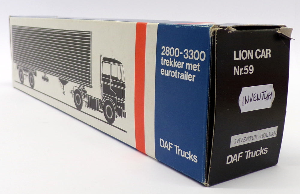 Lion Toys 1/50 Scale No.59 - DAF 3300 Truck & Trailer - Inventum
