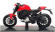 Maisto 1/18 Scale 34007-20131 - Ducati Monster Motorbike - Red