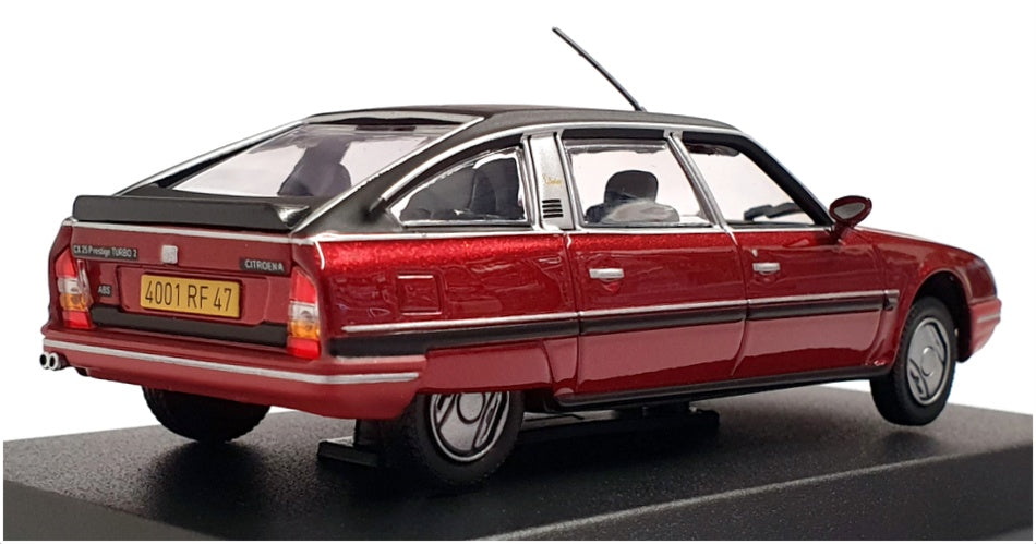 Norev 1/43 Scale 159020 - 1986 Citroen CX Turbo 2 Prestige - Florentin Red