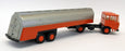 Lion Car 1/50 Scale - Jim019 DAF Truck cab & Tanker Orange / Silver
