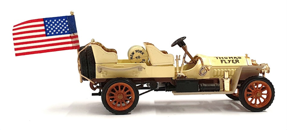 Rio 1/43 Scale 47 - Thomas Flyer 1908 Rallye New York-Paris - Ivory/Brown
