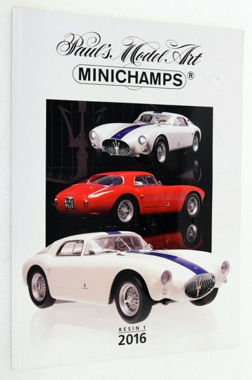 Minichamps Model Car Fully Illustrated A4 Catalogue RE12016 - Resin 1 2016