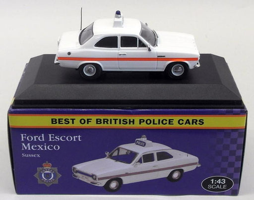 Atlas Editions 1/43 Scale 4 650 110 - Ford Escort Mexico - Sussex Police Car