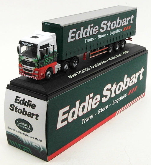Atlas Editions 1/76 Scale 4 649 106 - MAN TGX XXL Curtainside Mollie Ann H023