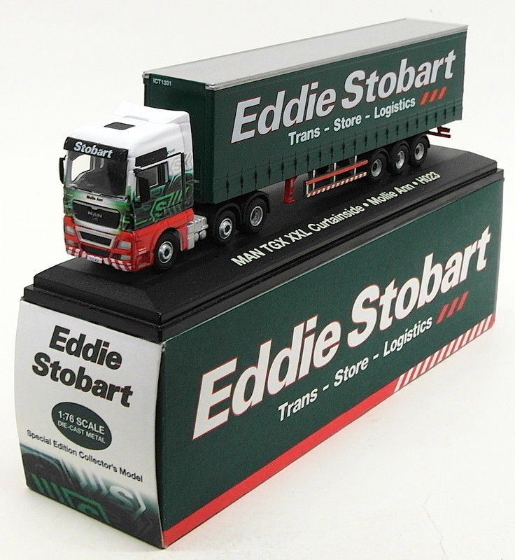 Atlas Editions 1/76 Scale 4 649 106 - MAN TGX XXL Curtainside Mollie Ann H023