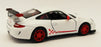 2010 Porsche 911 GT3 RS White - Kinsmart Pull Back & Go Metal Model Car