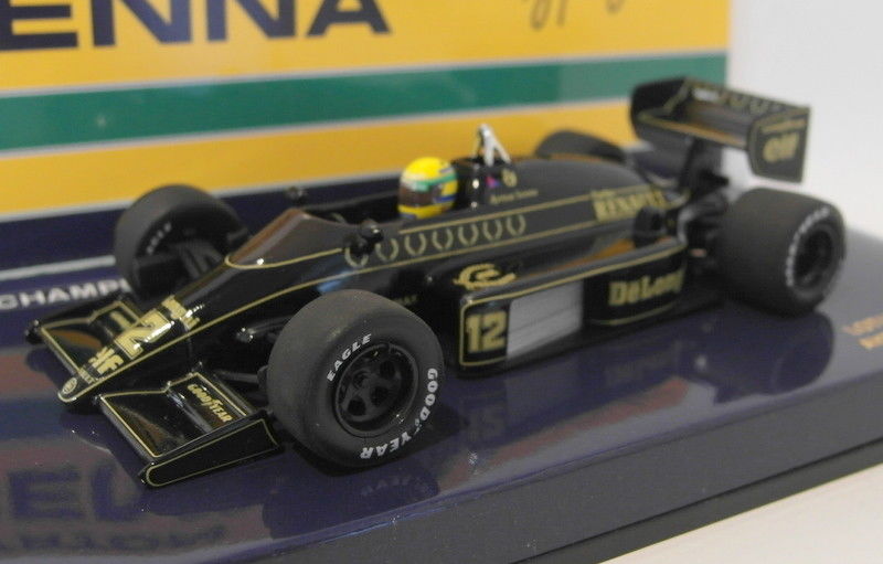 Minichamps 1/43 Scale diecast 540 864312 Lotus Renault 98T Ayrton Senna