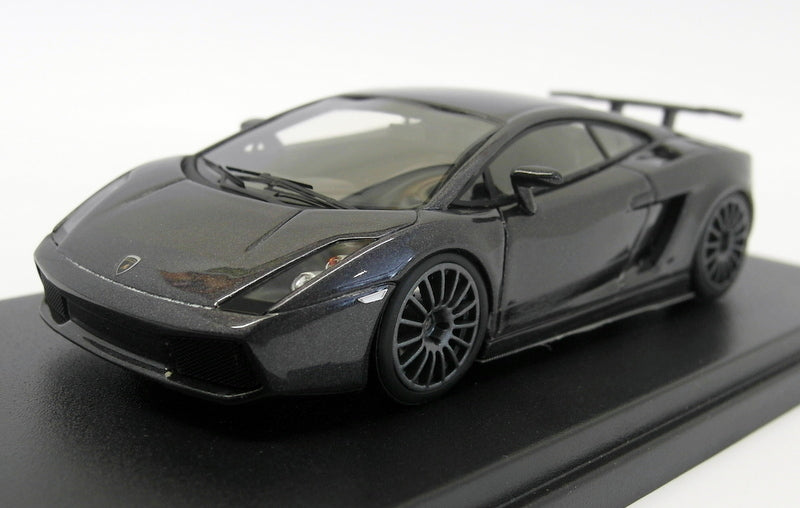 Looksmart 1/43 Scale Resin - LS283C Lamborghini Gallardo Superleggera 2007 Met Grey