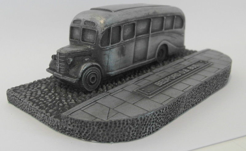 Static Pewter painted resin cast - ORDH0552 Bedford OB Bus
