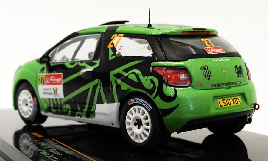 Ixo 1/43 Scale RAM461 - Citroen DS3 R3 - #27 Portugal IRC 2011